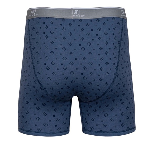 George Men's Regular Leg Boxer Briefs, 6-Pack - Picture 4 of 6